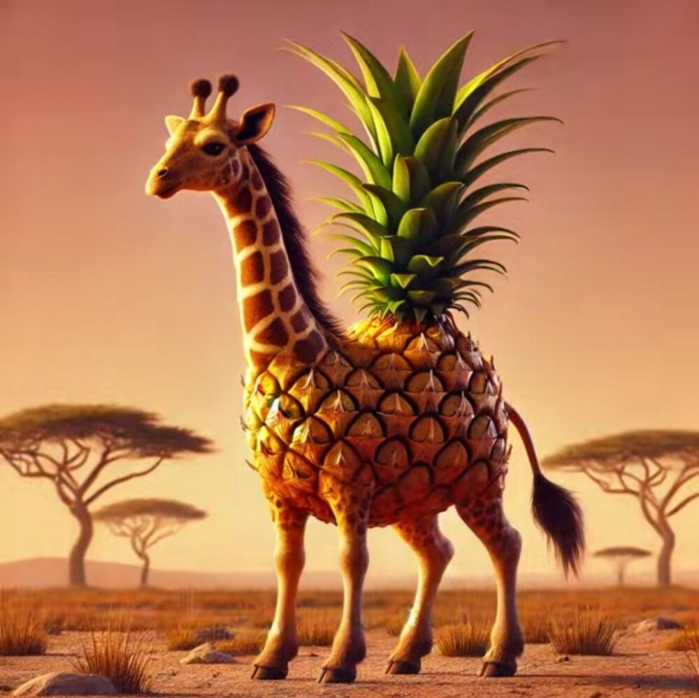 Ananitto Giraffini Italian Brainrot character