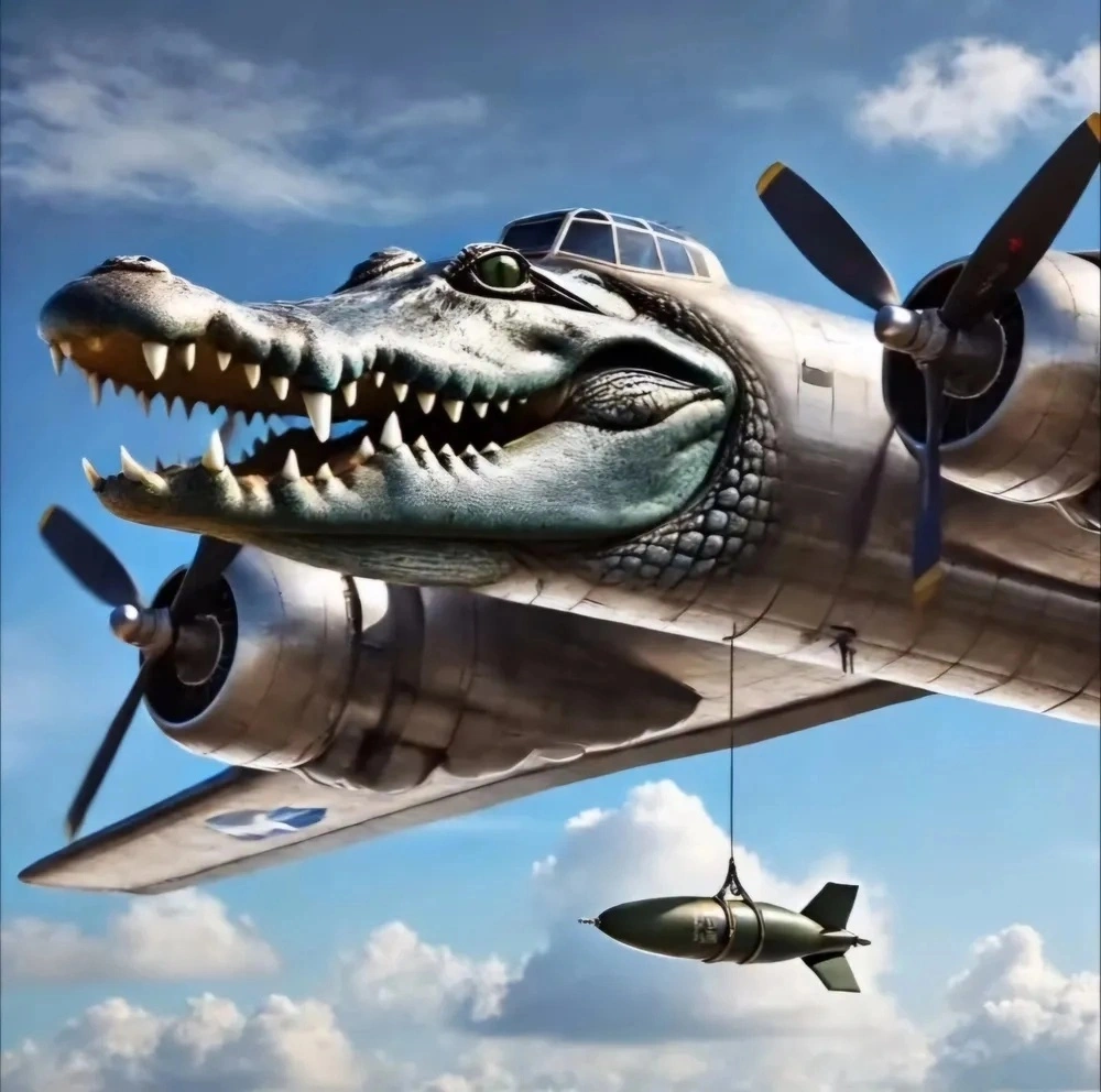 Bombardiro Crocodilo character