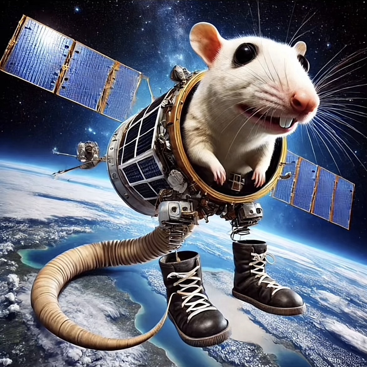 Cacasito Satelito Italian Brainrot character