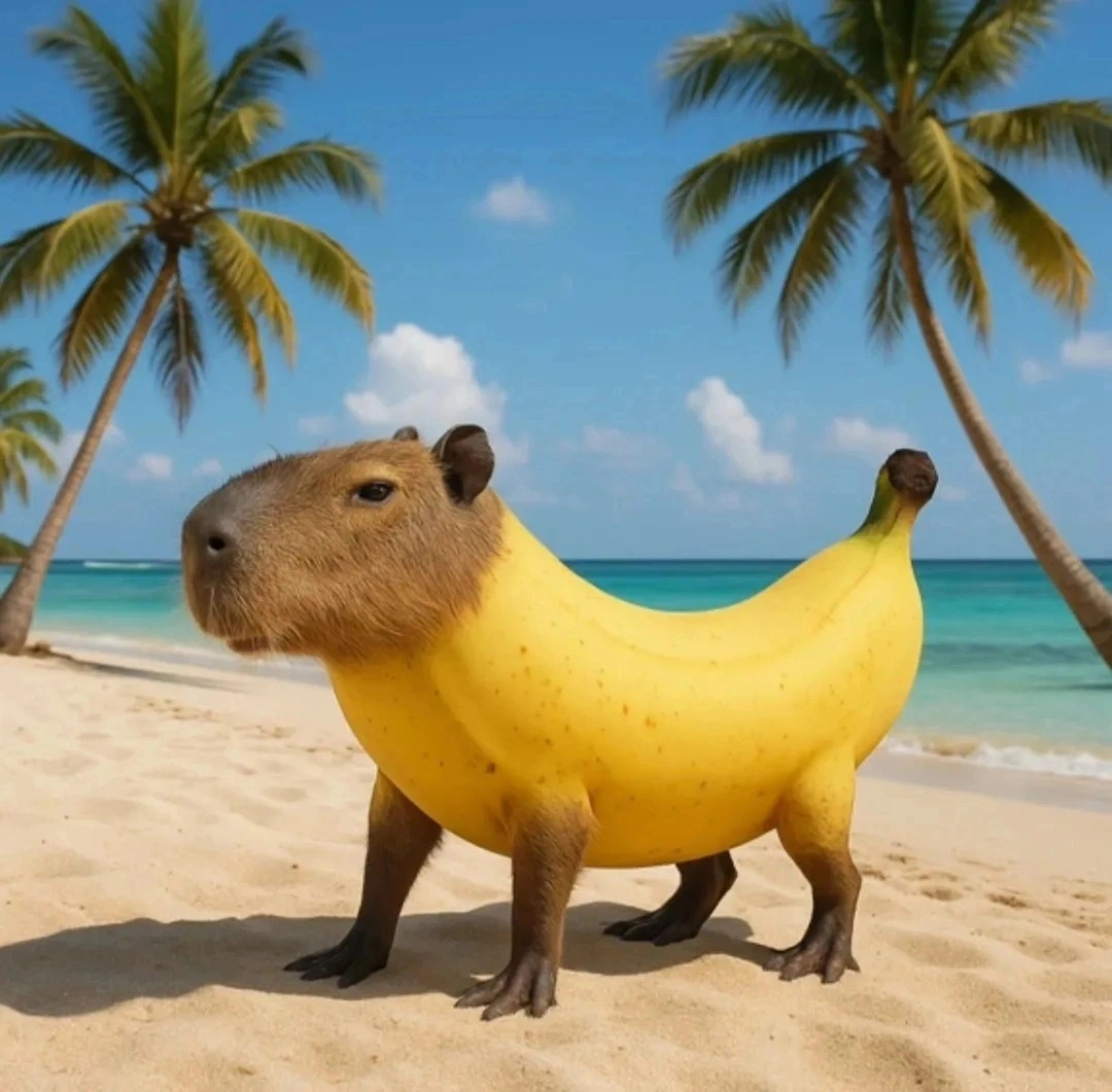 Capybarelli Bananalelli Italian Brainrot character