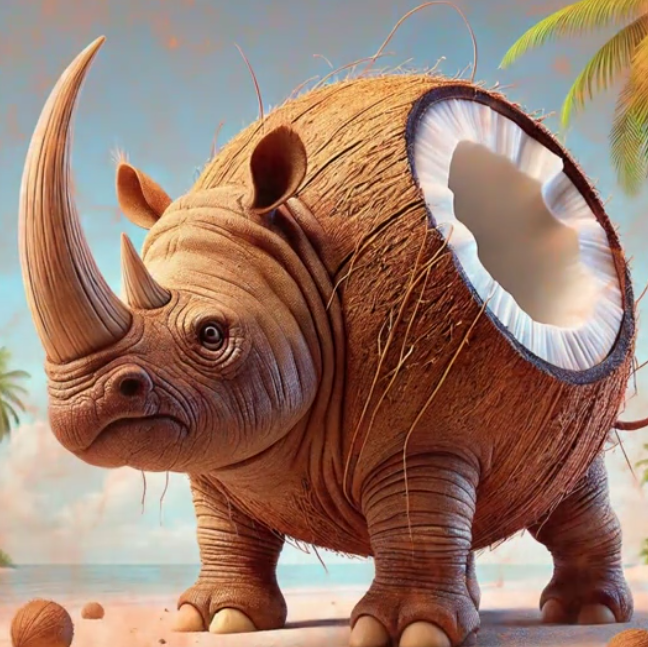 Cocosino Rhino Italian Brainrot character