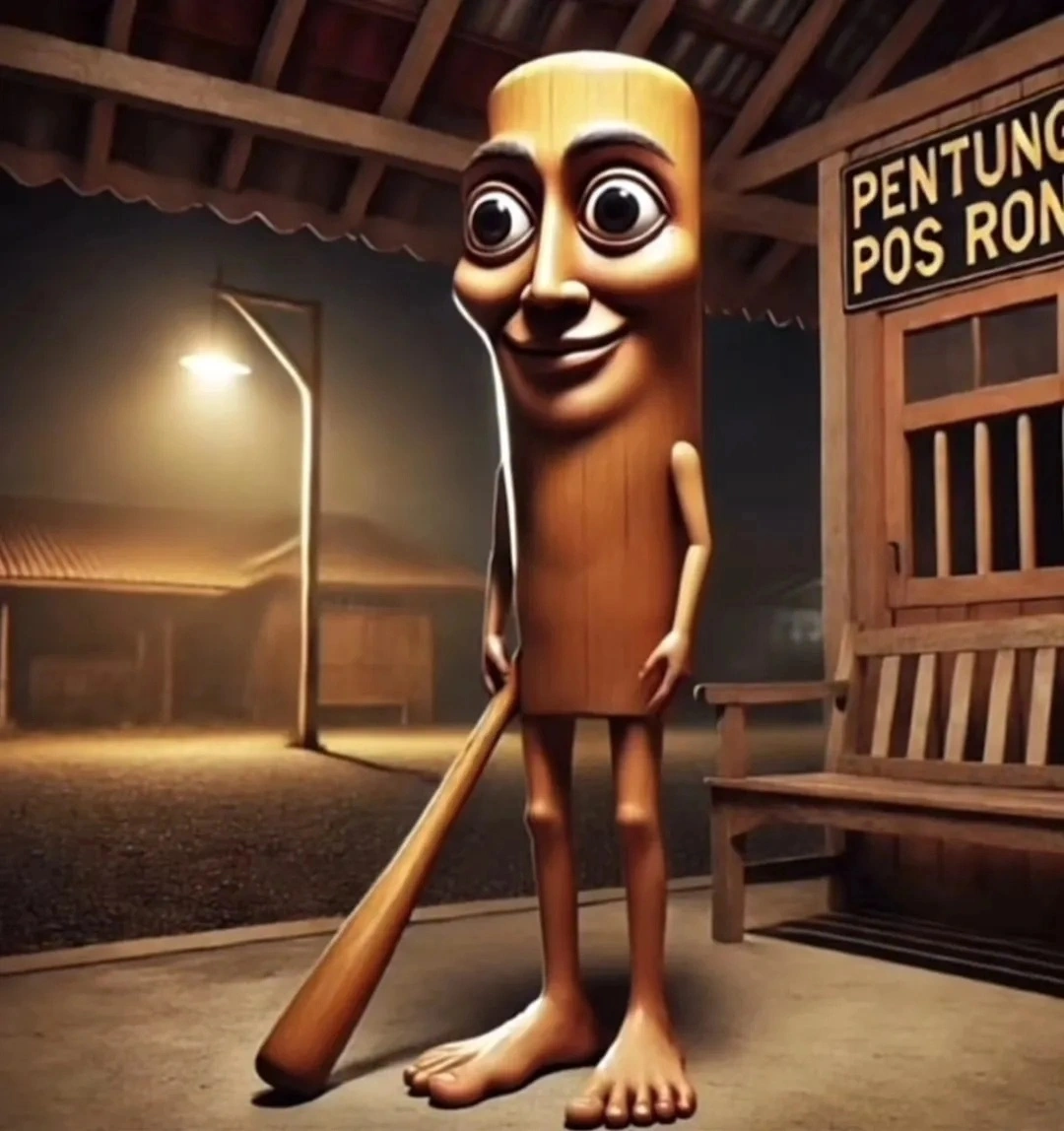 Tung Tung Tung Sahur Italian Brainrot character